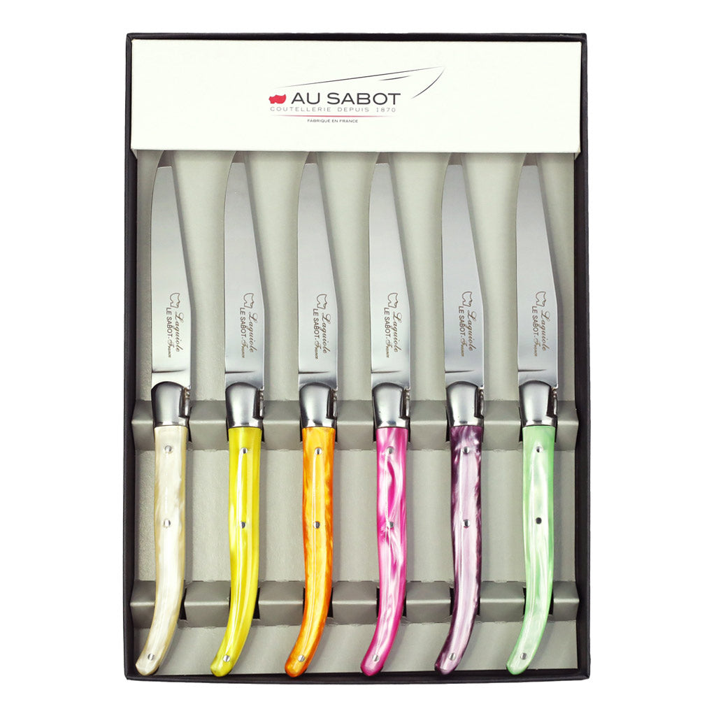 Laguiole Sabot Gift Box Set of Multi-color Set of Knives– Bon Marché